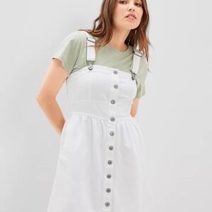 American Eagle Outfitters White Jean Dress